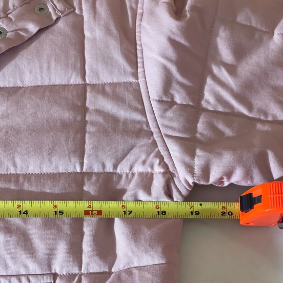 Art Class Girls Size M 8 Pink Quilted Hoodie Kangaroo Pockets Snap Collar NWT - Picture 13 of 16